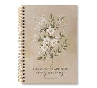 huester Vintage Christian Floral Notebook Journal, Religious Scripture Journal for Women, Bible Notebooks for Note Taking, Neutral Flower Prayer Hardcover Spiral Notebook, 5.5x8.3 Inch