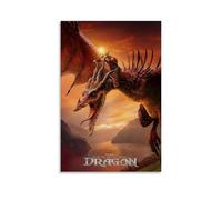 HUEXIANG How to Train Your Dragon Classic Movie Wall Decor Canvas Print Poster 20x30inch(50x75cm) Unframe-style