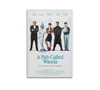 HUEYRORRYT JASURYWO I R I A Fish Called Wanda Posters Aesthetic Wall Art Decor Vintage Canvas Decorative Painting Poster for Living Room Bed Room 08x12inch(20x30cm) Unframe-style