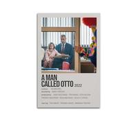 HUEYRORRYT JASURYWO I R I A Man Called Otto Posters Aesthetic Wall Art Decor Vintage Canvas Decorative Painting Poster for Living Room Bed Room 16x24inch(40x60cm) Unframe-style