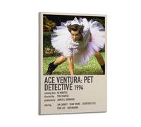 HUEYRORRYT JASURYWO I R I Ace Ventura 1994（6） Posters Aesthetic Wall Art Decor Vintage Canvas Decorative Painting Poster for Living Room Bed Room 08x12inch(20x30cm) Frame-style