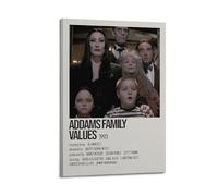 HUEYRORRYT JASURYWO I R I Addams Family Values Posters Aesthetic Wall Art Decor Vintage Canvas Decorative Painting Poster for Living Room Bed Room 08x12inch(20x30cm) Frame-style