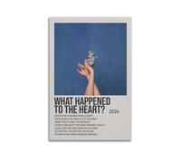 HUEYRORRYT JASURYWO I R I Album What Happened To The Heart Posters Aesthetic Wall Art Decor Vintage Canvas Decorative Painting Poster for Living Room Bed Room 08x12inch(20x30cm) Unframe-style