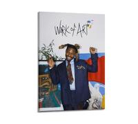 HUEYRORRYT JASURYWO I R I Asake Work Of Art Posters Aesthetic Wall Art Decor Vintage Canvas Decorative Painting Poster for Living Room Bed Room 08x12inch(20x30cm) Frame-style