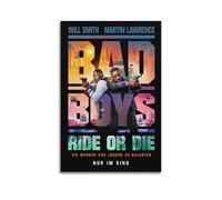HUEYRORRYT JASURYWO I R I Bad Boys Ride Or Die 2024 Movie1 Posters Aesthetic Wall Art Decor Vintage Canvas Decorative Painting Poster for Living Room Bed Room 12x18inch(30x45cm) Unframe-style