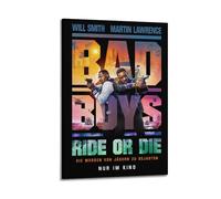 HUEYRORRYT JASURYWO I R I Bad Boys Ride Or Die 2024 Movie1 Posters Aesthetic Wall Art Decor Vintage Canvas Decorative Painting Poster for Living Room Bed Room 16x24inch(40x60cm) Frame-style