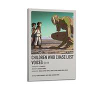 HUEYRORRYT JASURYWO I R I Children Who Chase Lost Voices1 Posters Aesthetic Wall Art Decor Vintage Canvas Decorative Painting Poster for Living Room Bed Room 12x18inch(30x45cm) Frame-style