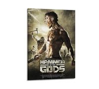 HUEYRORRYT JASURYWO I R I Hammer of The Gods Posters Aesthetic Wall Art Decor Vintage Canvas Decorative Painting Poster for Living Room Bed Room 24x36inch(60x90cm) Frame-style