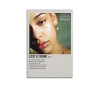 HUEYRORRYT JASURYWO I R I Lost & Found Music Posters Aesthetic Wall Art Decor Vintage Canvas Decorative Painting Poster for Living Room Bed Room 12x18inch(30x45cm) Unframe-style