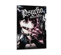 HUEYRORRYT JASURYWO I R I Psycho Gothic Lolita Movie Posters Aesthetic Wall Art Decor Vintage Canvas Decorative Painting Poster for Living Room Bed Room 08x12inch(20x30cm) Frame-style