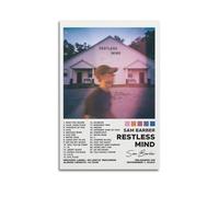 HUEYRORRYT JASURYWO I R I Sam Barber Album Restless Mind Posters Aesthetic Wall Art Decor Vintage Canvas Decorative Painting Poster for Living Room Bed Room 16x24inch(40x60cm) Unframe-style