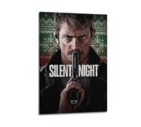 HUEYRORRYT JASURYWO I R I Silent Night Posters Aesthetic Wall Art Decor Vintage Canvas Decorative Painting Poster for Living Room Bed Room 20x30inch(50x75cm) Frame-style