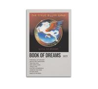 HUEYRORRYT JASURYWO I R I Steve Miller Band Book Of Dreams Posters Aesthetic Wall Art Decor Vintage Canvas Decorative Painting Poster for Living Room Bed Room 24x36inch(60x90cm) Unframe-style