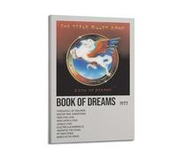 HUEYRORRYT JASURYWO I R I Steve Miller Band Book Of Dreams Posters Aesthetic Wall Art Decor Vintage Canvas Decorative Painting Poster for Living Room Bed Room 20x30inch(50x75cm) Frame-style