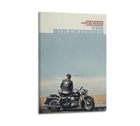 HUEYRORRYT JASURYWO I R I The Bikeriders Posters Aesthetic Wall Art Decor Vintage Canvas Decorative Painting Poster for Living Room Bed Room 08x12inch(20x30cm) Frame-style