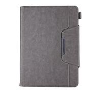 HUEZOE Case for iPad 10.2 (9th /8th /7th Generation) PU Leather Case Protective Smart Cover with Stand Compatible with iPad 2021/2020/2019, Auto Sleep/Wake, Grey