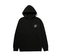HUF H Star Logo P/O Hoodie | Comfortable Pullover Hoodie for Men, Durable & Stylish Sweatshirt for Casual Wear & Streetwear, Black, XXL