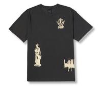 HUF Loosies Washed Cotton Grey Printed Mens T-Shirt M