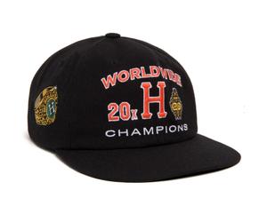 HUF Men 20th Anniversary Snapback Cap Cotton Black