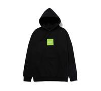HUF Men's Box Logo Pullover Hoodie - Classic Cotton Blend Sweatshirt, Black, Large