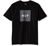 HUF Men's Box Logo T-Shirt - Black - Large