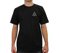 HUF Men's Essentials Tt S/S Tee T-Shirt, Black, S