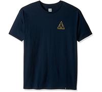 HUF mensTS63064Triple Triangle T-Shirt. T-Shirt - Blue - Medium