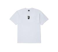 HUF Set Men's Megablast Short Sleeve Tee - Iconic Men's T-Shirt Inspired by Skate Culture, White (Large)