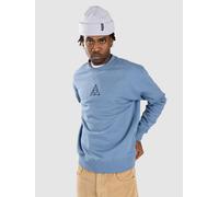 HUF Set Triple Triangle Crewneck Sweater slate blue M