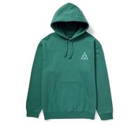 HUF Set Triple Triangle Pullover Hoodie - Comfortable Cotton Blend Sweatshirt, Pine, XL