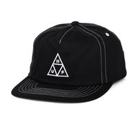 HUF Set Triple Triangle Snapback Cap - Black/White