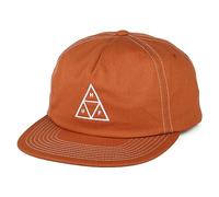 HUF Triple Triangle Unstructured Snapback Cap - Camel-White One Size