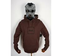 Huf Worldwide Sweatshirt Hooded Pullover Hoodie Box Logo Deep Mahogany In M