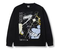 HUF x Marvel Avengers Mens Sweatshirt Black Cotton L
