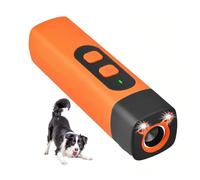 HUFACAI Ultrasonic Anti-Bark Device with 3 Adjustable Frequencies LED Torch Barking Stopper Rechargeable Behavior Training Portable for Dogs Pets Indoor Outdoor