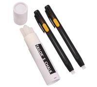 HUFENYU Heat Erasable Fabric Marker For Sewing Quilting & Embroidery & DIY Crafts Washable Heat Erasable Pens For Fabric For Cotton Knitted Fabrics(2 Pens+20 Refills)