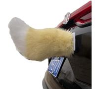 HUFENYU Remote Control Electric Car Tail Rechargeable Plush Animal Moving Tails Wagging Fluffy Auto Trunk Charm with Adjustable Speed for Bumper Exterior(Style 3)