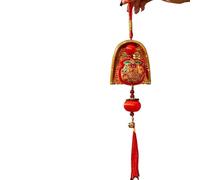 HUFFA 2026 Year of the Horse New Year Pendant - Lucky Bag & Persimmon Spring Festival Decoration for Living Room & Wind Chime(Color29)