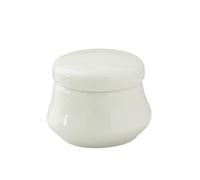HUFFA 5ml Ceramic Mini Tea Pot - Small Sealed Storage Pot for Powder Rouge and Paste(5mlbamboojar-White)
