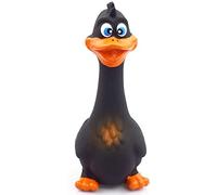 HUFFA Dog Squeaky Chew Toys For Aggressive Chewers Large Breed Tough Durable Natural Latex Duck Interactive Toy For Puppy Medium Dog (Color : C)