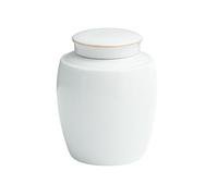 HUFFA Medium Ceramic Tea Jar - Sealed Storage Container for Black Tea, Green Tea, and Medicinal Herbs