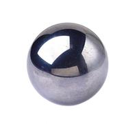 HUFFA Natural Terahertz Spherical Ornament - Polished Smooth Hand-held Play Ball for Relaxation and Meditation(4cm)