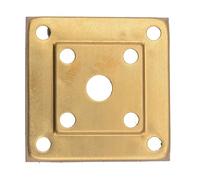 HUFFA Square Brass Vase Cap for Stained Glass Leaded Lamp Shade 10pcs/Lot