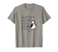 Huffin' & Puffin Around Iceland - Nordic Adventure Souvenir T-Shirt