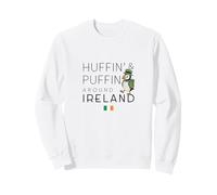 Huffin & Puffin Around Ireland - Funny Irish Souvenir Sweatshirt