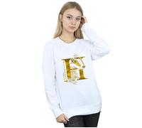 Hufflepuff Badger Sweatshirt Harry Potter White XXL