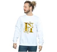 Hufflepuff Badger Sweatshirt Harry Potter White XXL