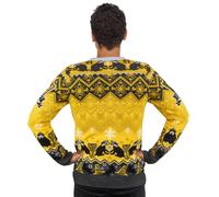 Hufflepuff House Crest Christmas Jumper - S