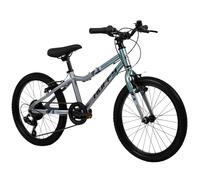 Huffy 20-inch Literide Junior 7-Speed Bike - Titanium Sky Blue and Grey, aged 7 to 9 years old