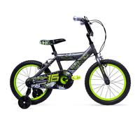 Huffy Delirium 16 BMX Style Kids Bike Grey/Green - Grey 16